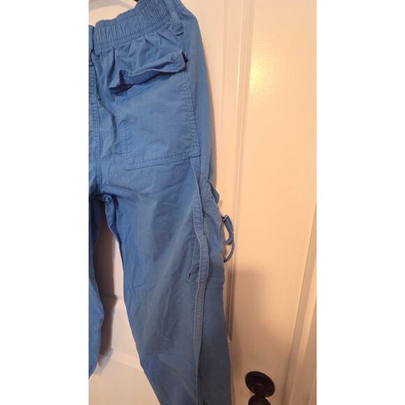 SO Blue Cargo Jogger Pants Women’s Size M Elastic Waist Lightweight - Picture 6 of 8